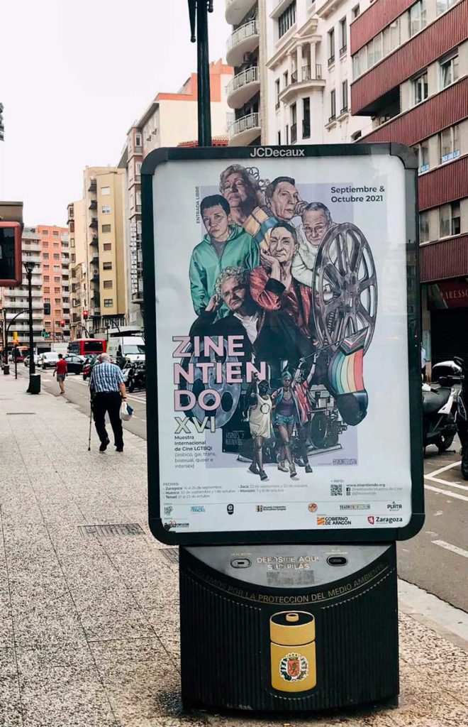 Diseño campaña Zinentiendo LGTBIQ+ por Eva Cortés Ilustra